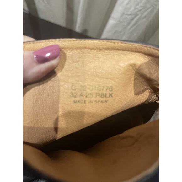 Y2K sexy Grunge Leather Kitten Heel Ankle Boots Pristine! 39 8.5 - Picture 5 of 6